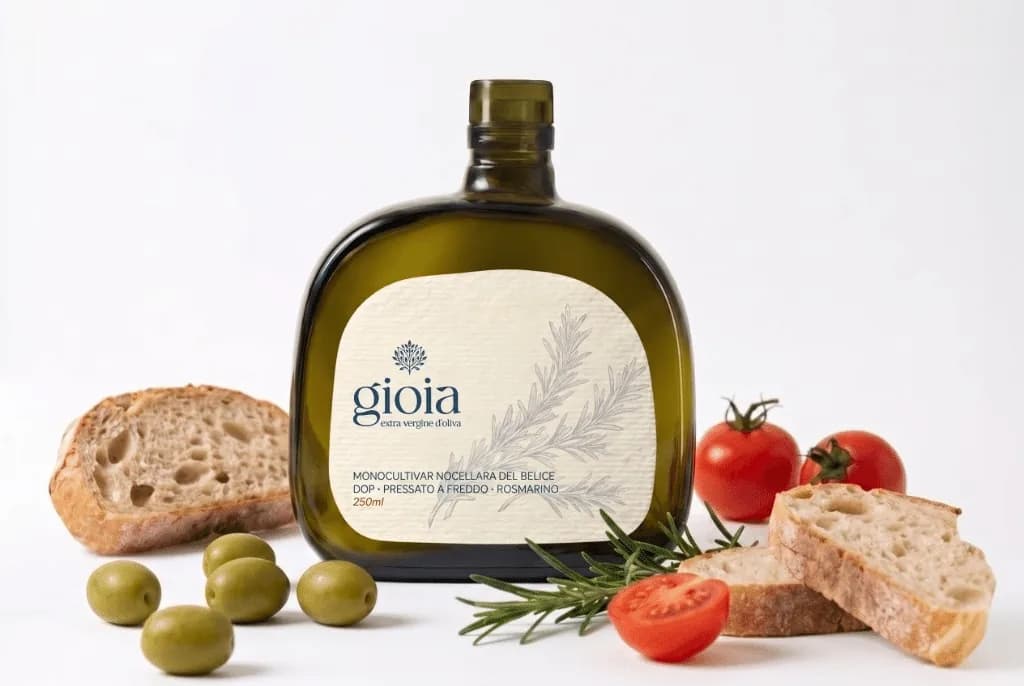 Nocellara del Belice al Rosmarino — Gioia Olive, Campobello di Mazara