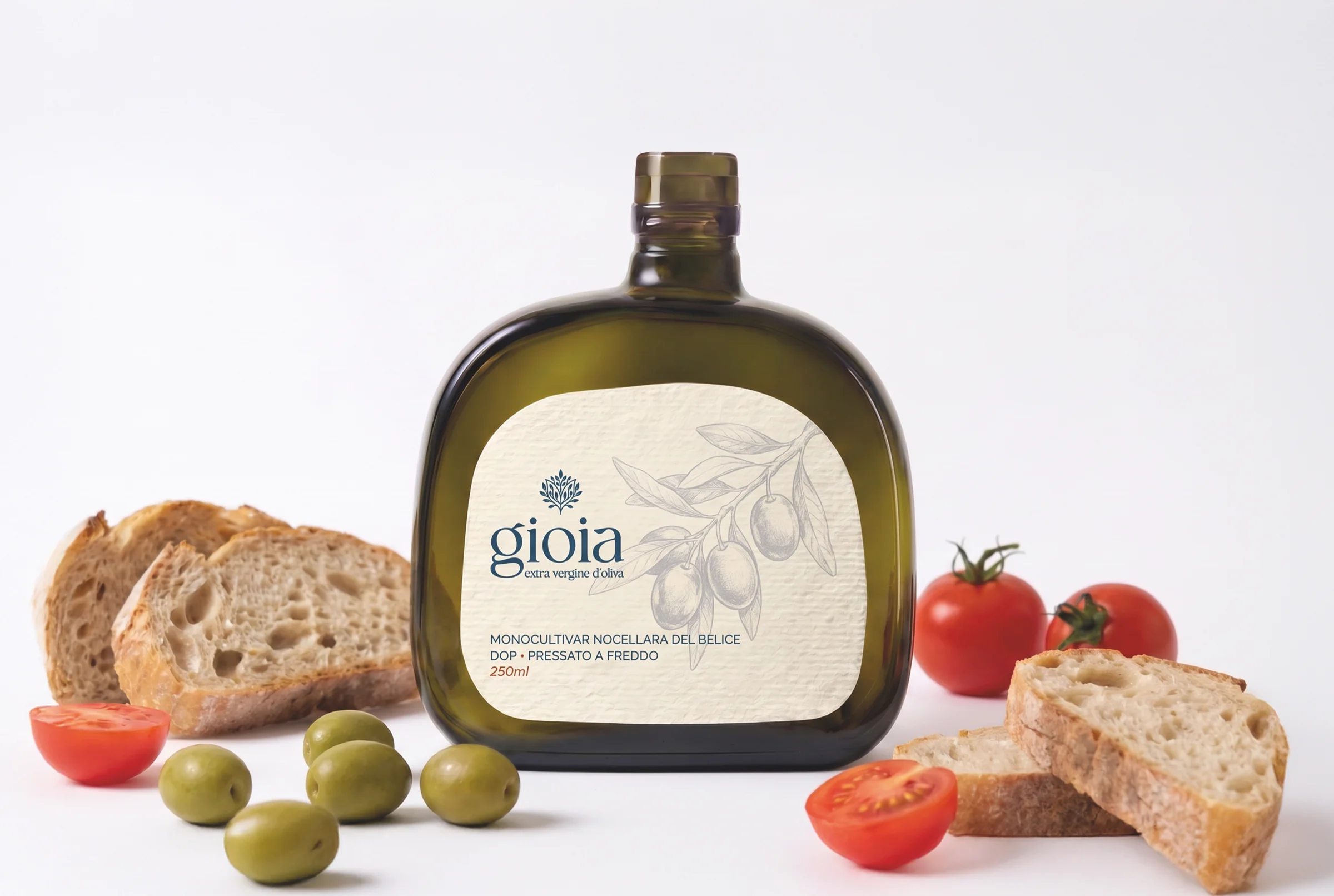 Olio extravergine Nocellara del Belice DOP — Gioia Olive, Campobello di Mazara